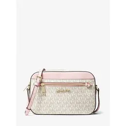 Сумка кросс-боди Michael Kors, фактура зернистая, рельефная, бежевый 101991707964
