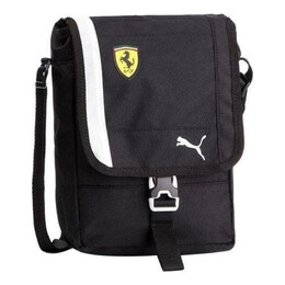 Сумка ferrari fanwear portable bag 'black white' Puma, черный 075776-02 | black/white