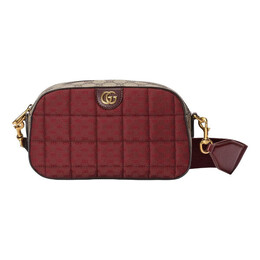 Сумка mini gg canvas small shoulder bag 'burgundy' Gucci, бургундия 752591-fab9y-6042 | burgundy