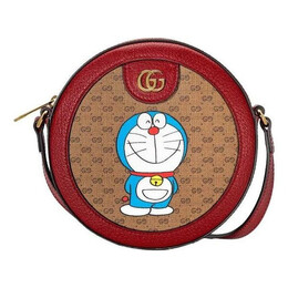 Сумка x doraemon shoulder bag 'beige brown' Gucci, бежевый 625216-2t8ag-8580 | beige/brown
