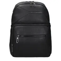 Piquadro Black Leather Backpacks pi15293579231497bt