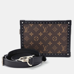 Louis Vuitton Brown Coated Canvas Makassar Clutch Box 1216226
