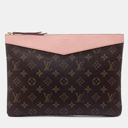 Louis Vuitton Brown Canvas Daily Clutch 1216211