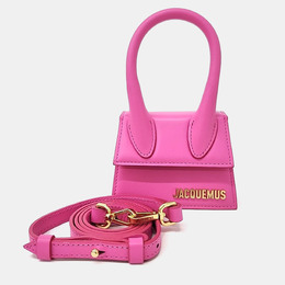 Jacquemus Pink Leather Le Chiquito Mini Crossbody Bag 1216154