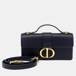 Christian Dior Black Leather Miss Montaigne Mini Bag 1216162