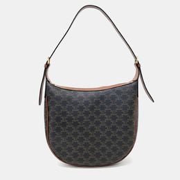 Celine Brown PVC Heloise hobo bag 1216057
