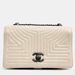 Chanel Beige Leather WOC Mini Crossbody Bag 1216064