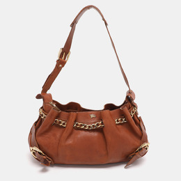 Burberry Tan Leather Margaret Shoulder Bag 1215669