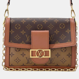 Louis Vuitton Dauphine Brown Monogram Reverse Canvas Bag 1215801