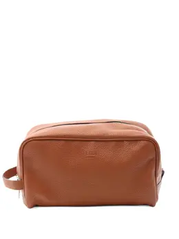 Fendi 10s Second leather zip-top wash bag 32023005