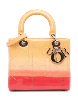 Christian Dior 2015 Medium Ombre Patent Cannage Lady Dior satchel 32140931