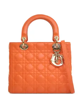 Christian Dior 2012 Medium Lambskin Cannage Lady Dior satchel 32128826