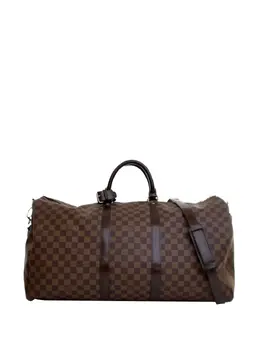 Louis Vuitton 2011 Damier Ebene Keepall Bandouliere 55 travel bag 32150335
