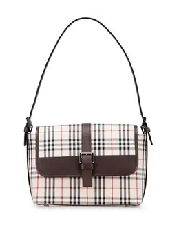 Burberry 2000-2017 House Check Canvas Flap shoulder bag 32155083