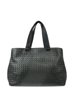 Bottega Veneta 1990s-2000s Intrecciato leather tote handbag 31472380