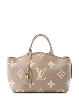 Louis Vuitton 2021-2025 Bicolor Monogram Empreinte Giant Petit Palais satchel 32162738