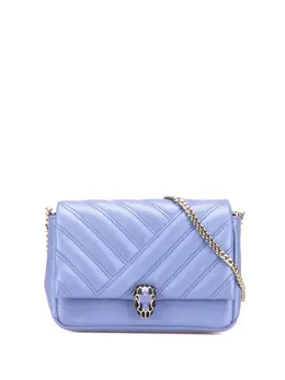 Bvlgari 2010-2025 Leather Serpenti Cabochon Chain crossbody bag 32162281