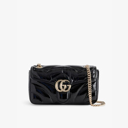 Сумка через плечо из стеганой кожи Marmont Gucci, черный r04328051 | black