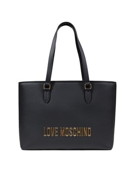 Сумка Love Moschino шоппер с логотипом, черный 99472 | black
