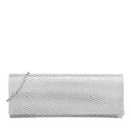 Сумка envelope lame' silver + Gedebe, серебряный a0333079 | silberfarben