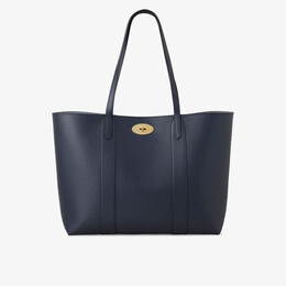 Кожаная сумка-тоут bayswater Mulberry, синий r04260539 | night sky