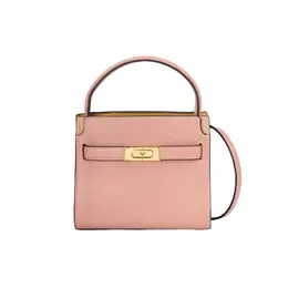 Сумка через плечо Lee Radziwill из телячьей кожи миниатюрная женская розовая Tory Burch 86384-664