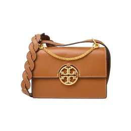 Сумка через плечо Miller Cow из кожи, коричневый, Tory Burch 88208-905