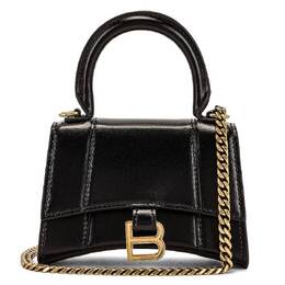 Balenciaga Mini Hourglass Leather Top Handle Bag 664676 1qj4m 1000