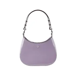 Кожаная сумка Emerson, маленькая женская сумка через плечо серого цвета Tory Burch 147940-035
