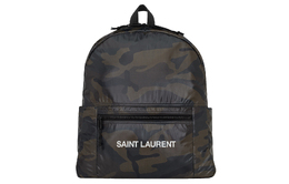 Сумка наплечная нейлоновая мужская камуфляж хаки Saint Laurent 623698-faaec-3091