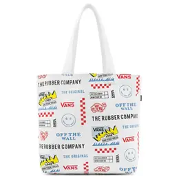 Полиэстеровая сумка через плечо унисекс белая Vans vn0a5f1ozh6 | white