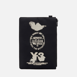 Сумка Y-3 Pouch Stacked Logo, цвет чёрный ka2305-4962401
