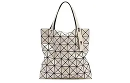 Сумка-шопер Prism PVC, сумка для ноутбука, одноплечевая сумка Unisex бежевый Issey Miyake bb26-ag047-40