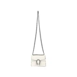 Сумка через плечо Gucci Dionysus из кожи белого цвета 421970-0k7jn-9680