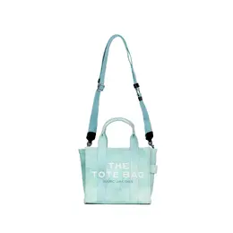 Сумка-шоппер хлопковая мини женская голубая Marc Jacobs h013m02pf21-401