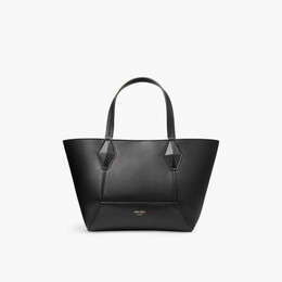 Сумка-Тоут из кожи с тисненым логотипом в виде ромба Jimmy Choo, черный r04319875 | black