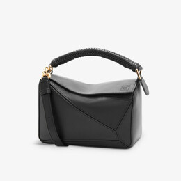Сумка-Пазл из кожи, маленькая Loewe, черный r04288819 | black