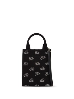 Сумка-тоут с логотипом Karl Lagerfeld, черный a1w500261rc | черный