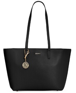 Большая сумка-тоут Bryant на молнии среднего размера DKNY 12874460 | black, gold tone