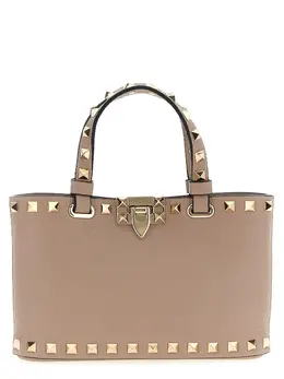 Valentino Garavani-Rockstud Tote Rosa-Donna 52620442894676