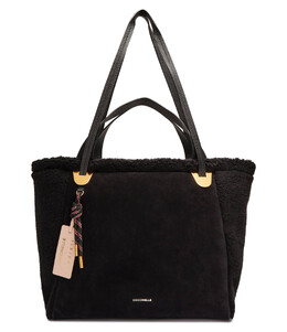 Сумка-шоппер Coccinelle x Inuikii Shearling, черный cl244w00004400100os | nero