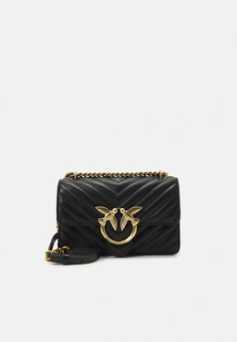 Сумка кросс-боди Pinko Love One Mini с логотипом, черный p6951h0nl-q11 | nero