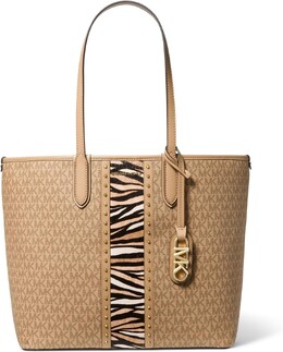 Большая открытая сумка-тоут Eliza East/West Michael Kors, цвет Camel Multi 9931176 | camel multi