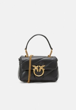 Сумка через плечо Love Mini Puff Pinko, черный p6951h0nf-q11 | black