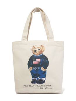 Ralph Lauren Kids сумка на плечо с принтом Polo Bear, нейтральный цвет 9ar021w3y | нейтральный цвет