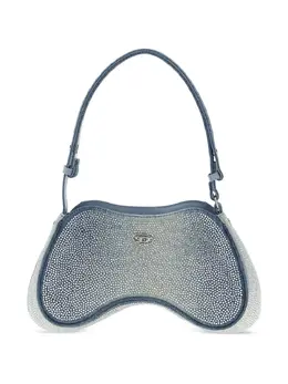 Diesel rhinestone-embellished shoulder bag 32030720