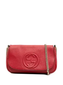 Gucci 2016-2025 Medium Leather Soho Chain Flap crossbody bag 32152827
