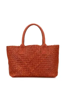 Bottega Veneta 2008 Small Lambskin Intreccio Cabat tote bag 32165587