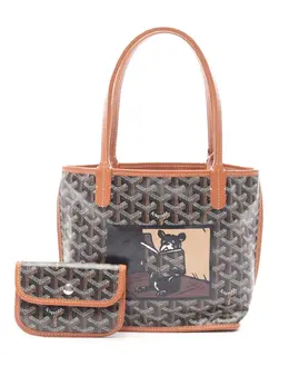 Goyard 2023 Mini Goyardine Hulot Dans Le Train Reversible Anjou tote bag 32154115