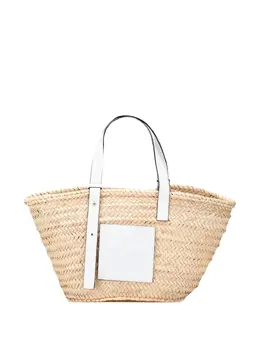 Loewe 2020 Medium Raffia Basket tote bag 32162560